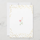 Invitation Little Miss Onederful Butterfly Girl 1er anniversa (Dos)