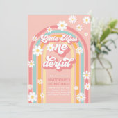 Invitation Little Miss Onederful Super Arc-en-ciel 1er annive (Debout devant)