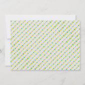 Invitation Little Monster 1er Anniversaire Photo (Dos)