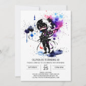 Invitation Little Ninja Custom Chic Anniversaire (Devant)