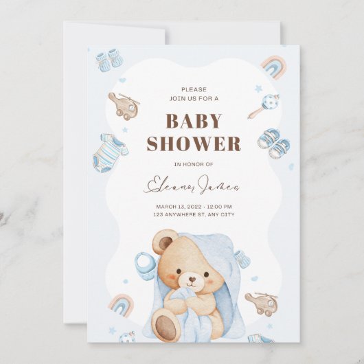 Invitation Little One Celebration Time (Devant)