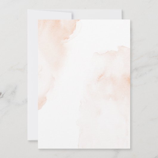 Invitation Little Peach est sur le chemin Baby shower Invitat (Dos)