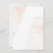 Invitation Little Peach est sur le chemin Baby shower Invitat (Dos)