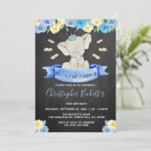 Invitation Little Peanut Boys 1er anniversaire (Debout devant)