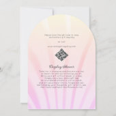 Invitation Little Pearl Beach Océan Sous Le Baby shower De Me (Dos)