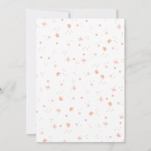 Invitation Little Pretty Ballerinas Ballet Anniversaire (Dos)