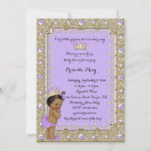 Invitation Little Princess Baby shower Invitation, tendance, (Devant)