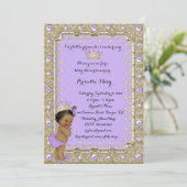 Invitation Little Princess Baby shower Invitation, tendance, (Debout devant)