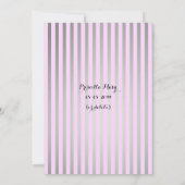 Invitation Little Princess Baby shower Invitation, tendance,  (Dos)