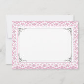 Invitation Little Princess Fête d'anniversaire (Dos)