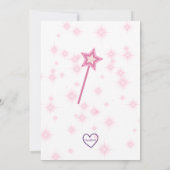 Invitation Little Princess First Birthday, Pink Crown  (Dos)