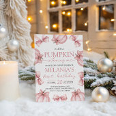 Invitation Little Pumpkin Birthday Invite