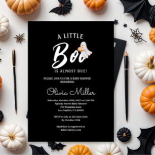 Invitation Little Pumpkin Boo – Baby Shower Halloween