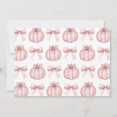 Invitation Little Pumpkin Photo Thank You (Dos)