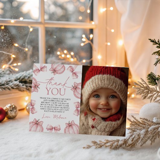 Invitation Little Pumpkin Photo Thank You