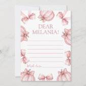 Invitation Little Pumpkin Time Capsule Card (Devant)