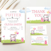 Invitation Little Putter Golf Baby Shower