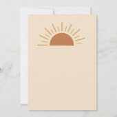 Invitation Little Ray of Boho Sunshine – Baby Shower  (Dos)