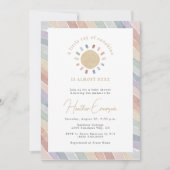 Invitation Little Ray of Sunshine Baby shower (Devant)