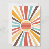 Invitation Little Ray Of Sunshine Boho Baby shower (Dos)