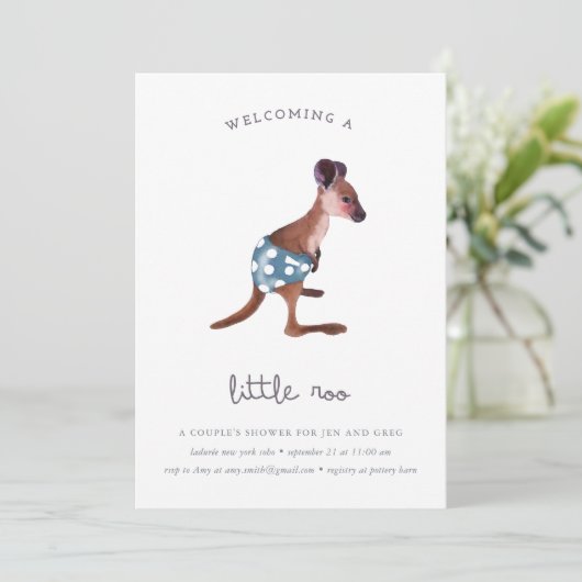 Invitation Little Roof *custom2* (Debout devant)