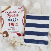 Invitation Little Rookie Baseball 2e fête d'anniversaire