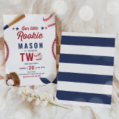 Invitation Little Rookie Baseball 2e fête d'anniversaire
