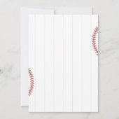 Invitation Little Slugger Baseball 1st Birthday (Dos)