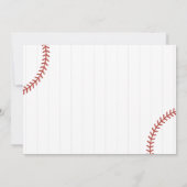 Invitation Little Slugger Baseball 1st Birthday Photo (Dos)