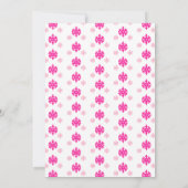 Invitation Little Snowflake 1er anniversaire (Dos)