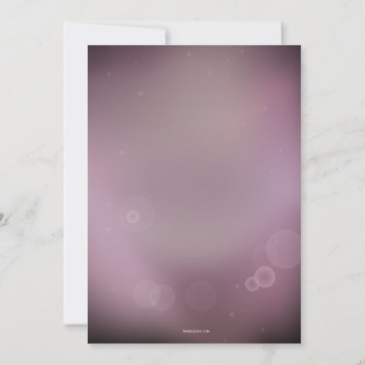 Invitation Little Snowflake est sur le chemin Baby shower fil (Dos)