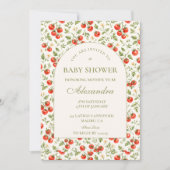 Invitation Little Sprout Botanical Baby Shower (Devant)