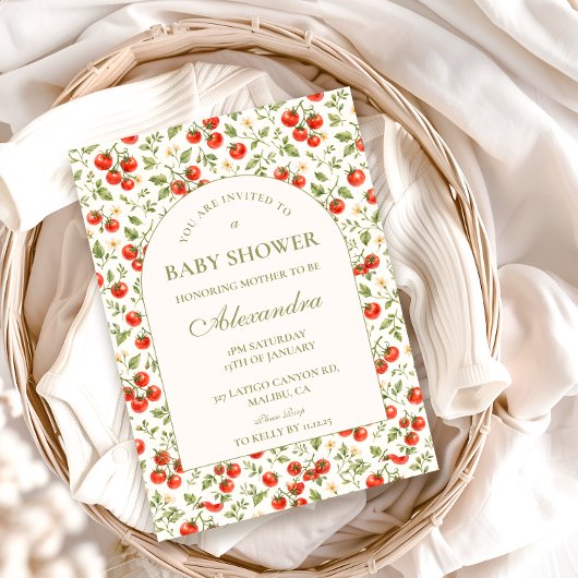 Invitation Little Sprout Botanical Baby Shower
