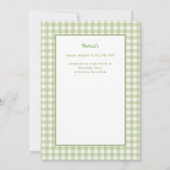 Invitation Little Sprout on the Way Vegetables Baby Shower (Dos)