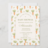 Invitation Little Sprout Rustic Garden Baby Shower (Devant)
