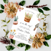 Invitation Little Sprout sur le chemin Baby shower de printem