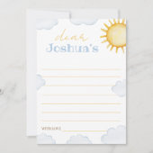 Invitation Little Sunshine Time Capsule Card (Devant)