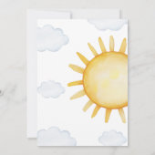 Invitation Little Sunshine Time Capsule Card (Dos)