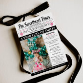 Invitation Little Sweetheart Bow First 1st Birthday photo