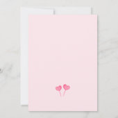 Invitation Little Sweetheart Pink Bow Baby Shower (Dos)