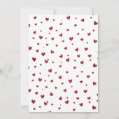 Invitation Little Sweetheart Valentine 1st birthday (Dos)