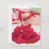 Invitation Little Sweetheart Valentine 1st Birthday Cake  (Dos)