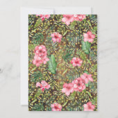 Invitation Little Wild One Rustic Safari Pink Baby Shower (Dos)