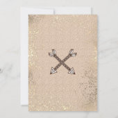 Invitation Little Wild One Rustic Western Baby shower par cou (Dos)