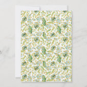 Invitation Little Wild One sur le chemin Safari animal douche (Dos)