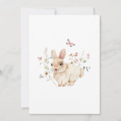 Invitation Little Wildflower Butterfly Girl Baby Shower (Dos)