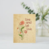 Invitation Live and Let Live (programmes en 12 étapes) (Debout devant)