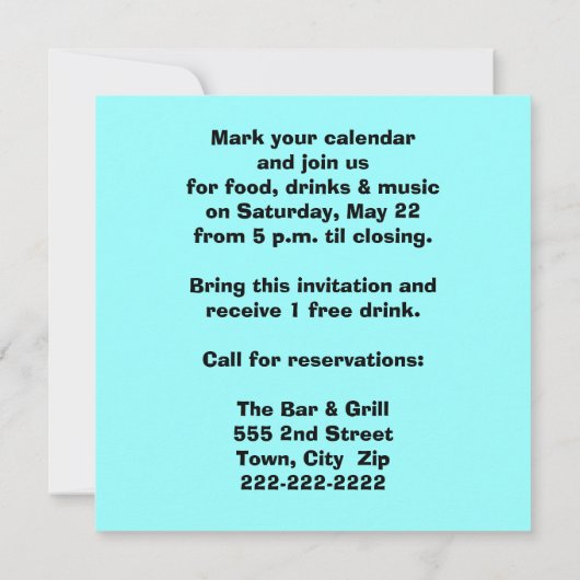 Invitation Live Music (Dos)