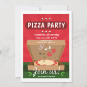 Invitation Livraison de pizza (Devant)