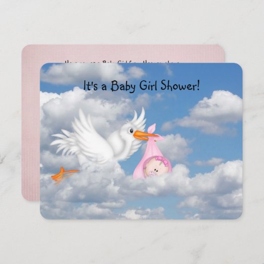 Invitation Livraison de stockage (Devant / Derrière)